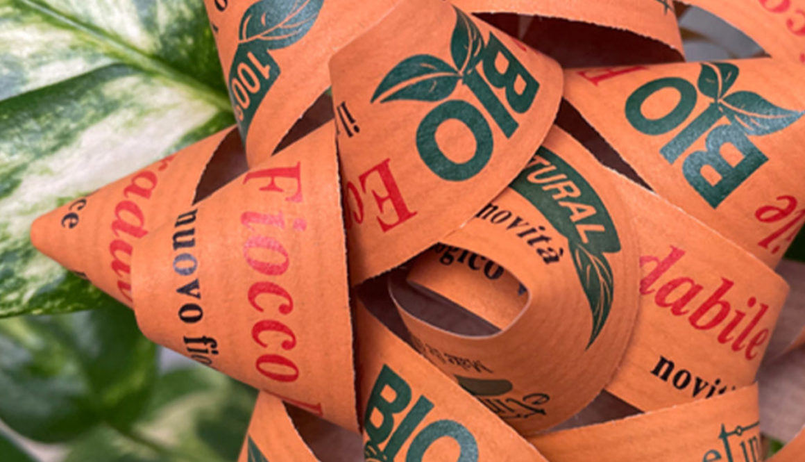 Fiocchi pronti personalizzabili in carta compostabile ecofriendly