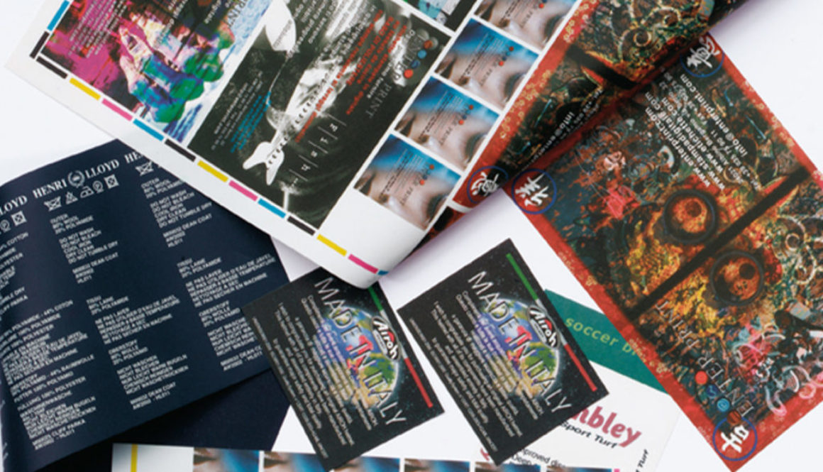 Stampa litografica su tessuto poliestere