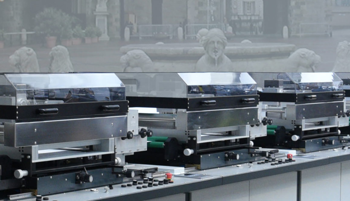 Macchina in Etinastro per stampa in serigrafia