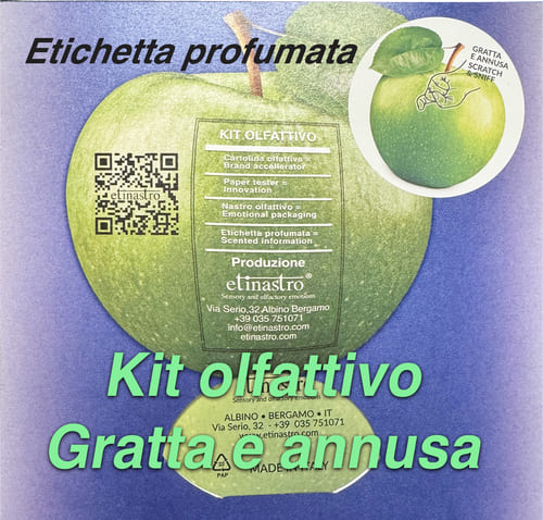 etichetta profumata etichetta profumata