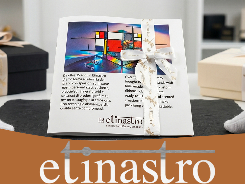 Copertina del Catalogo Etinastro 2026 presentato a Packaging Première